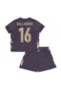 Engeland Conor Gallagher #16 Babytruitje Uit tenue Kind EK 2024 Korte Mouw (+ Korte broeken)